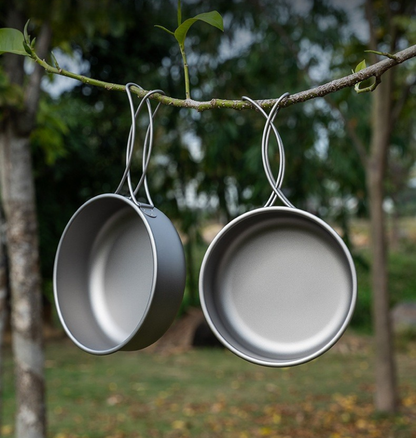 ชุดเครื่องครัวไทเทเนียมแบบซ้อนกัน 5 ชิ้น