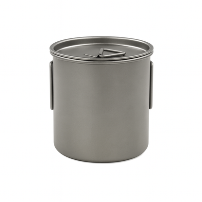 Raw Titanium Camp 300 Mug with Lid