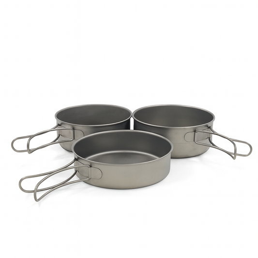 3 Piece Titanium Cookset Cookware