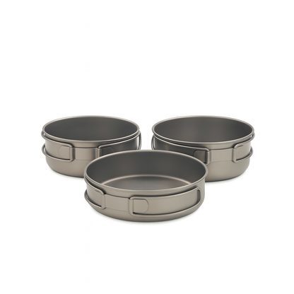 3 Piece Titanium Cookset Cookware