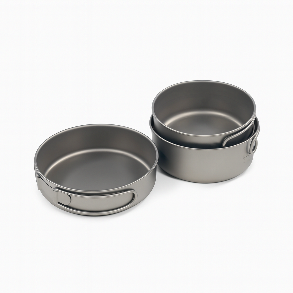 3 Piece Titanium Cookset Cookware
