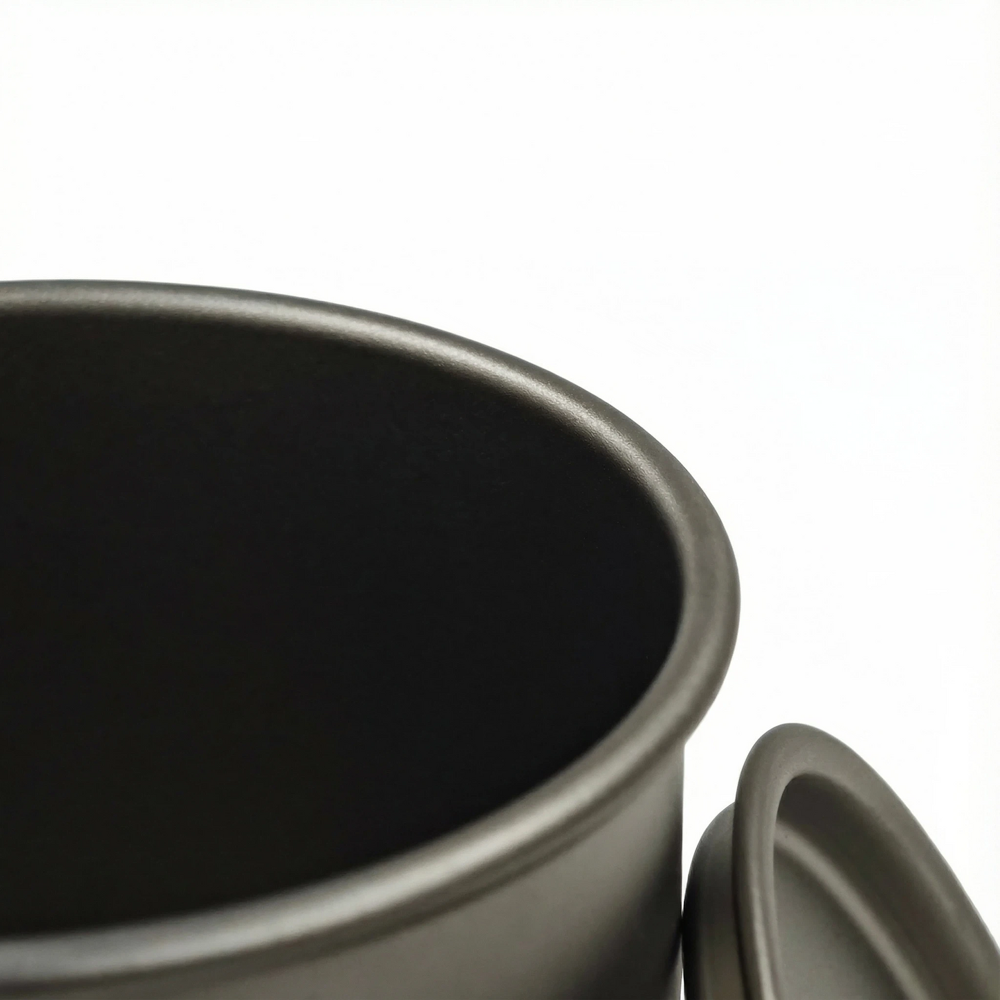 Raw Titanium Camp 300 Mug with Lid