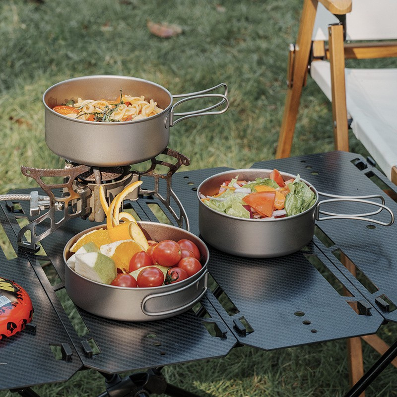 3 Piece Titanium Cookset Cookware