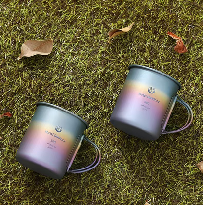 Titanium Camp 300 Colored Mug with Lid