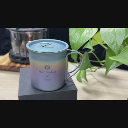 Titanium Camp 300 Colored Mug with Lid
